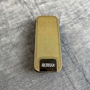Gurkha Canvas Cigar Travel Case Holder Portable Green Solid